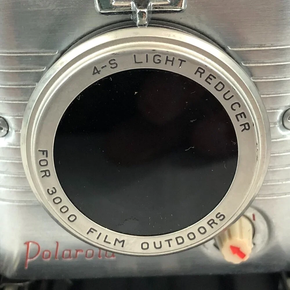 Vintage Polaroid Model 80 Land Camera With Wink Light And Flash In Case